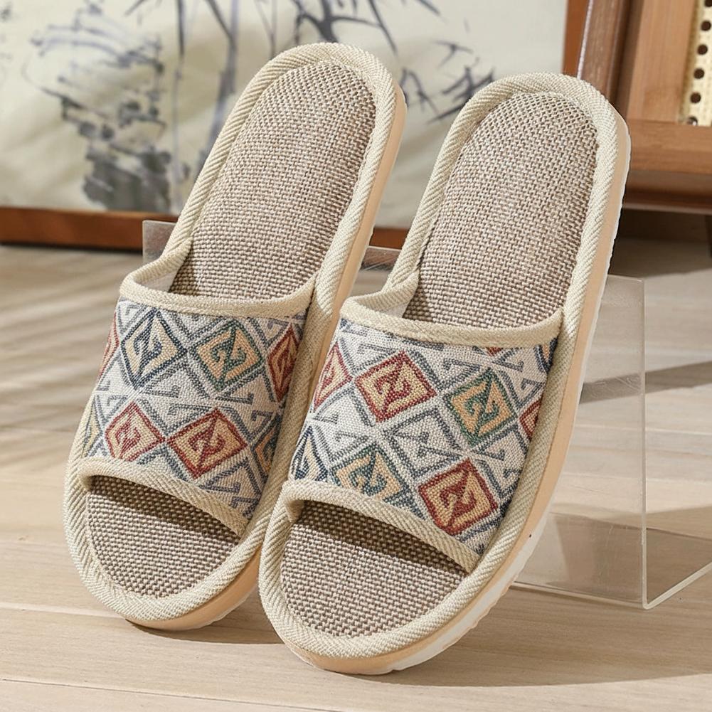 Men'S Shoes To Women'S - Chaussons en lin quatre saisons pour