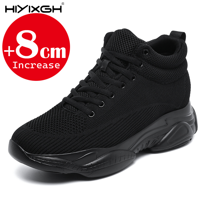 Men'S Shoes To Increase Height - Chaussures de sport décontractées montantes pour