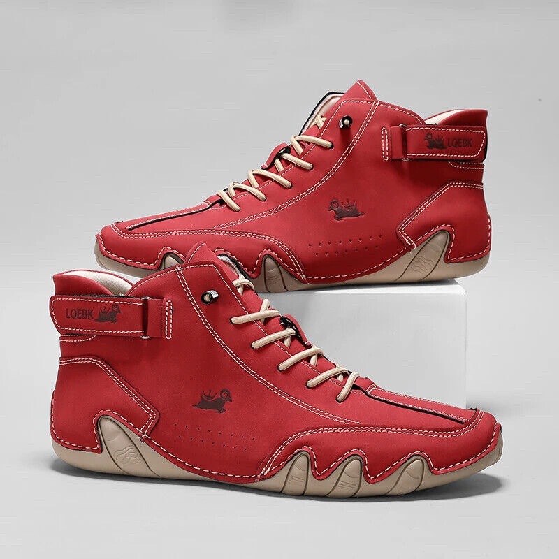 Men'S Shoes Temu - Chaussures décontractées en cuir pour hommes,