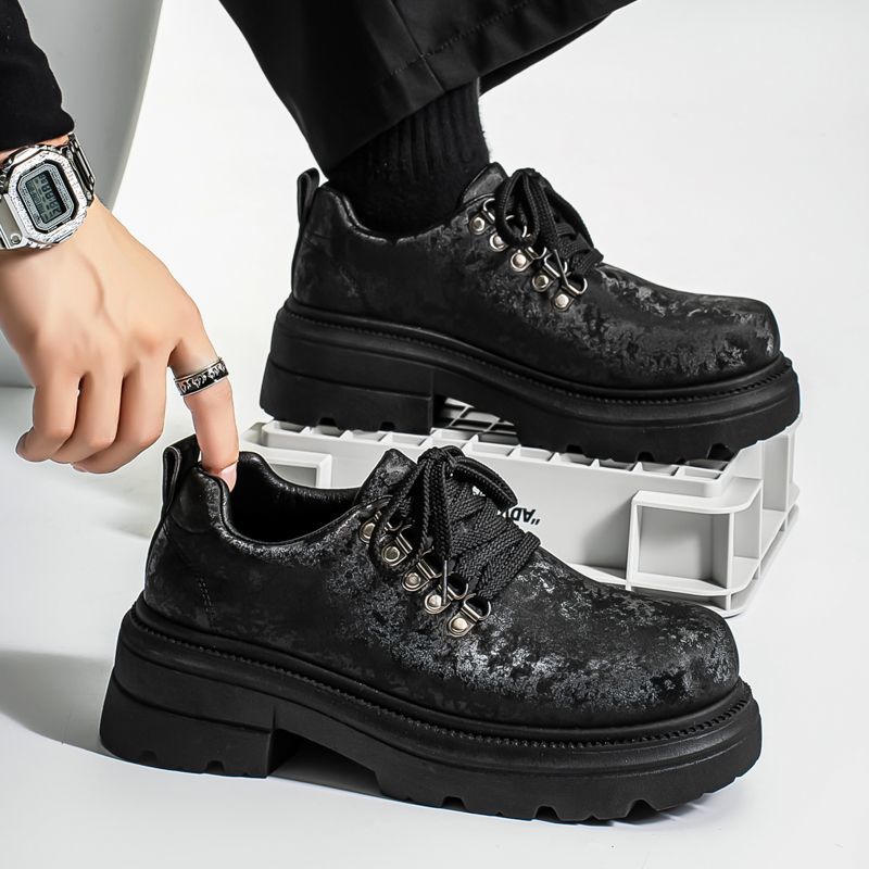 Men'S Shoes To Increase Height - Chaussures en cuir décontractées pour hommes,