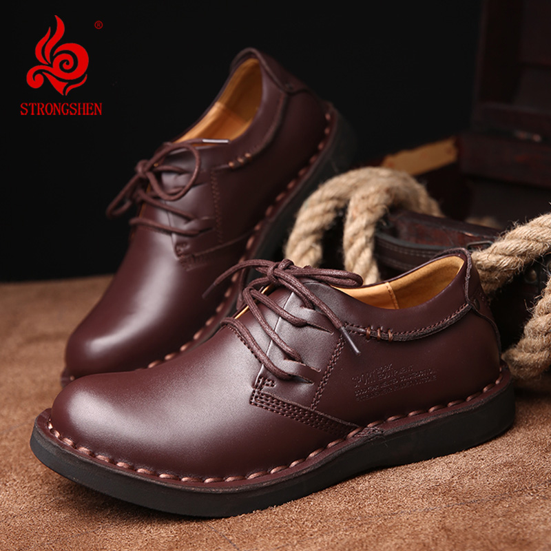 Men Shoes Louboutin - STRONGSHEN hommes chaussures en cuir véritable