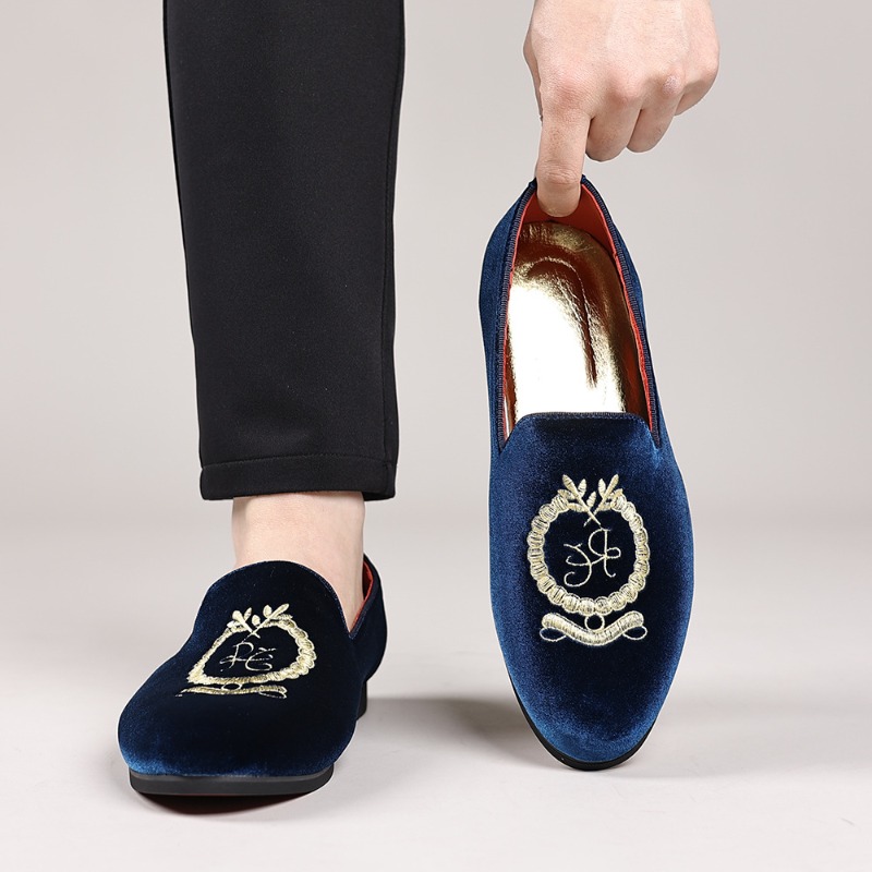Men'S Shoes Temu - Mocassins de luxe en daim et
