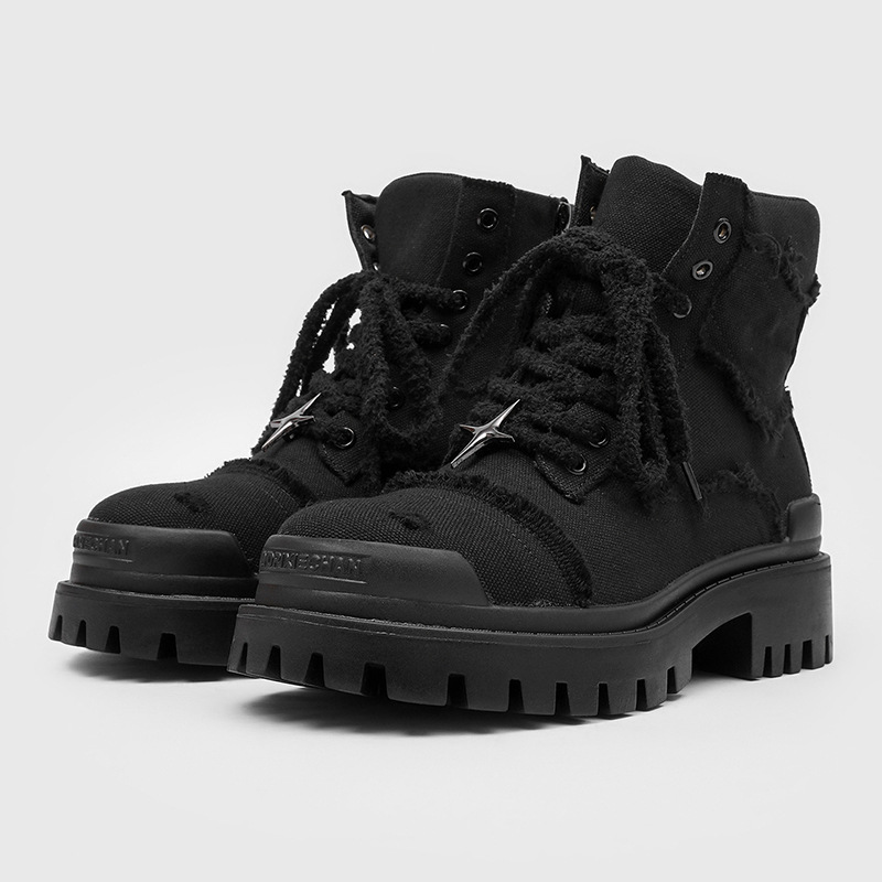 Men'S Shoes Dq - Bottes montantes à plateforme pour hommes,