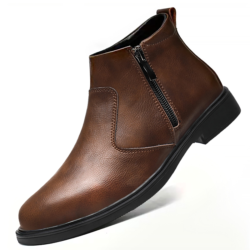 Men'S Shoes Temu - Nouvelles chaussures en cuir à tige