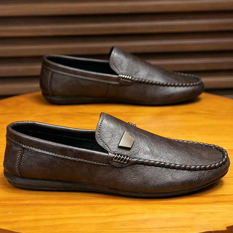 Men'S Shoes Temu - Chaussures en cuir pour hommes de