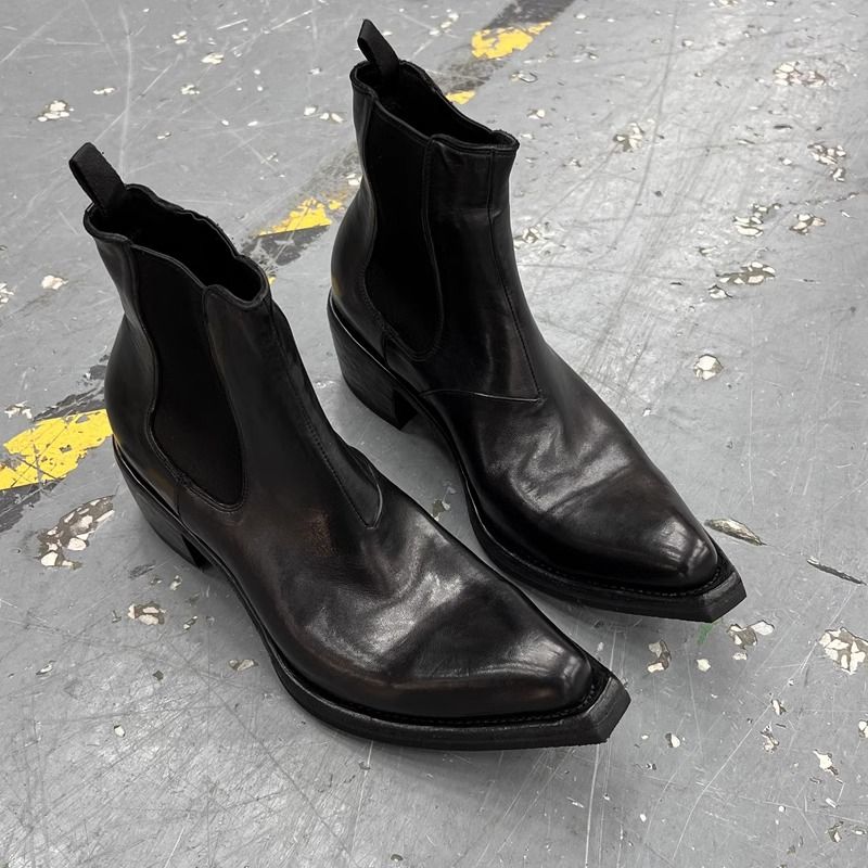 Men'S Shoes Temu - Bottes Chelsea montantes pour hommes de
