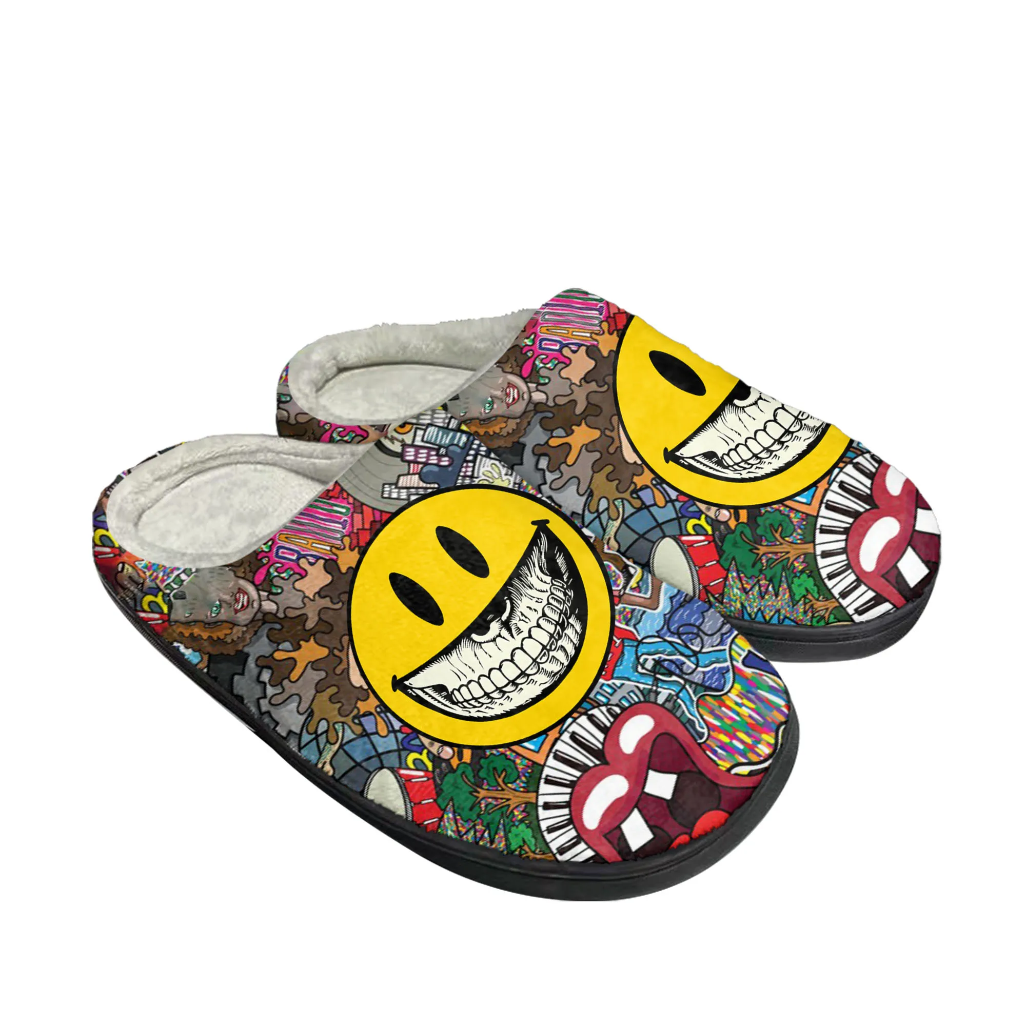 Men Shoes For Winter - Street Art Graffiti maison coton pantoufles