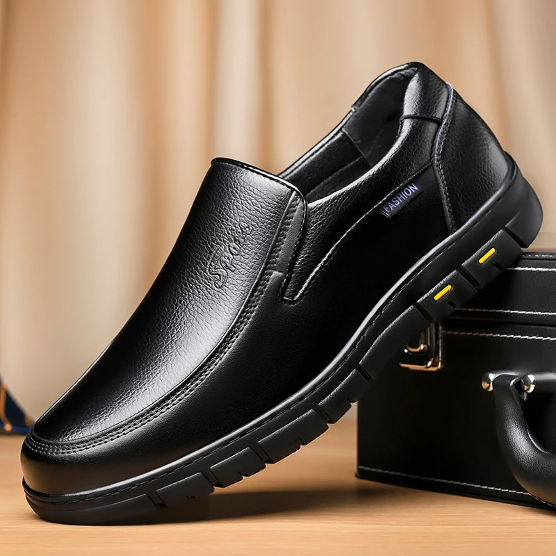 Men Shoes Louboutin - Mocassins en cuir respirant pour hommes,