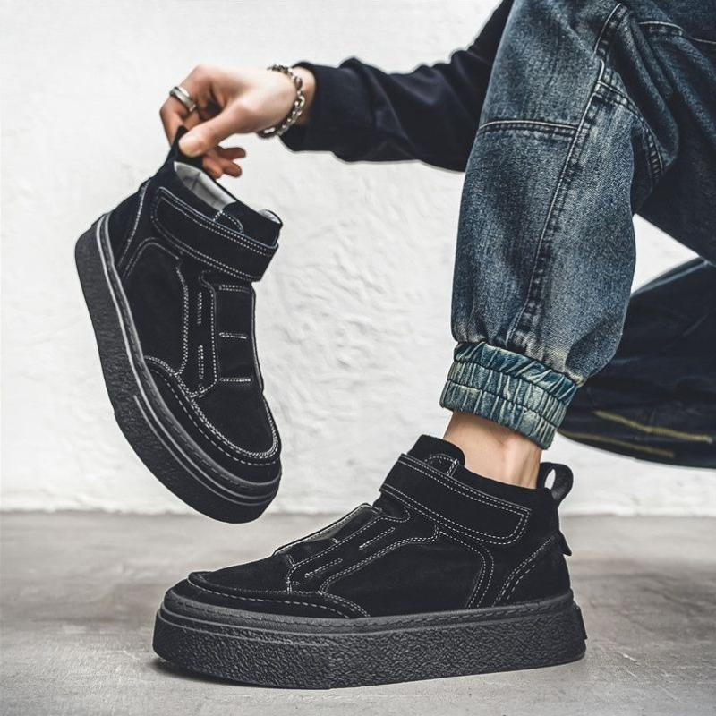 Men'S Shoes With Velcro - Chaussures montantes à velcro tendance 2026,