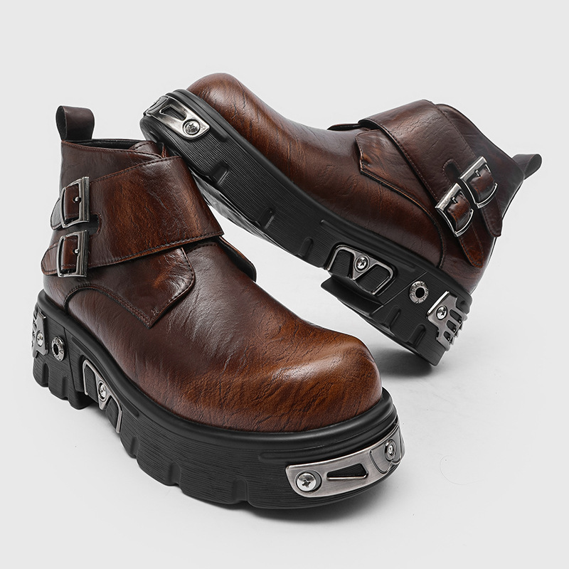 Men'S Shoes Dq - Grande taille hommes mode punk goth