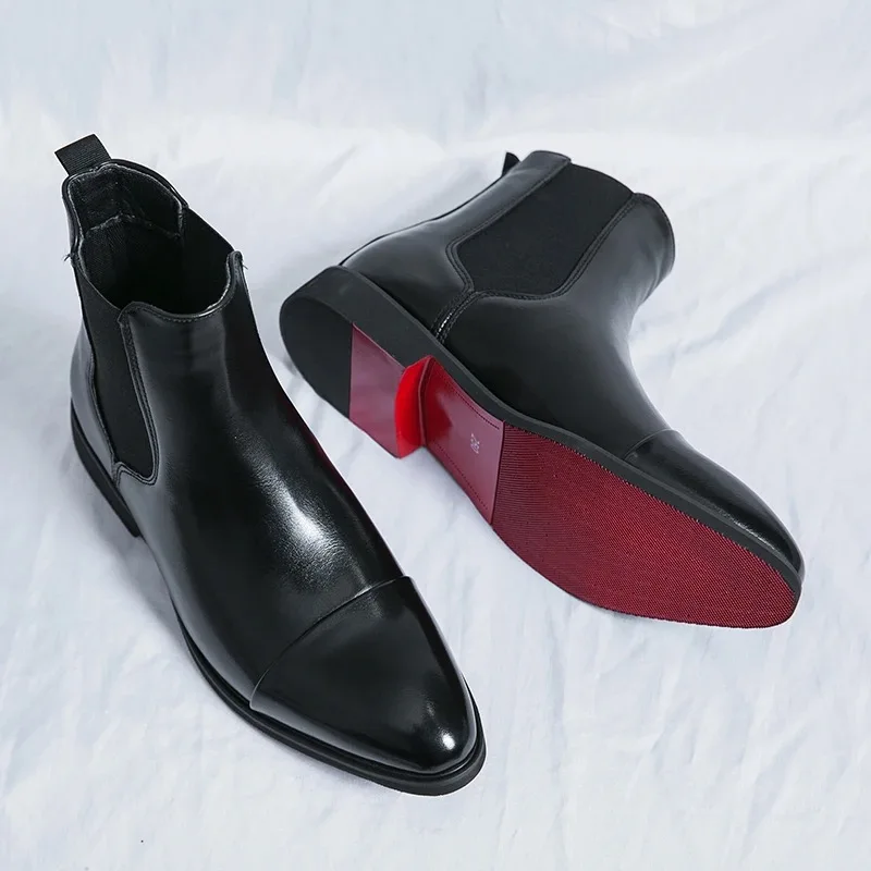 Men Shoes Louboutin - Bottes pour hommes marque de luxe