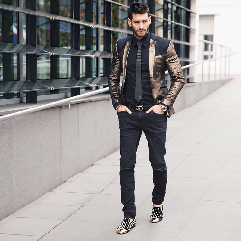 Men Shoes Louboutin - Piergitar – chaussures en daim faites