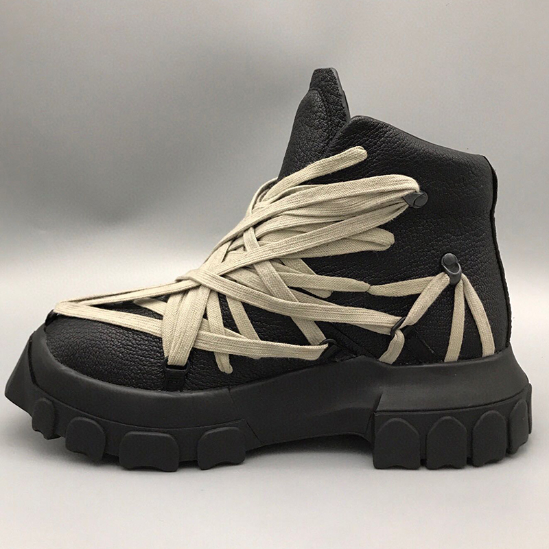 Men'S Shoes Dq - Bottes en cuir originales de luxe