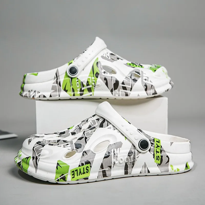 Nouvelles pantoufles pour homm - Men'S Shoes With Velcro avis et prix