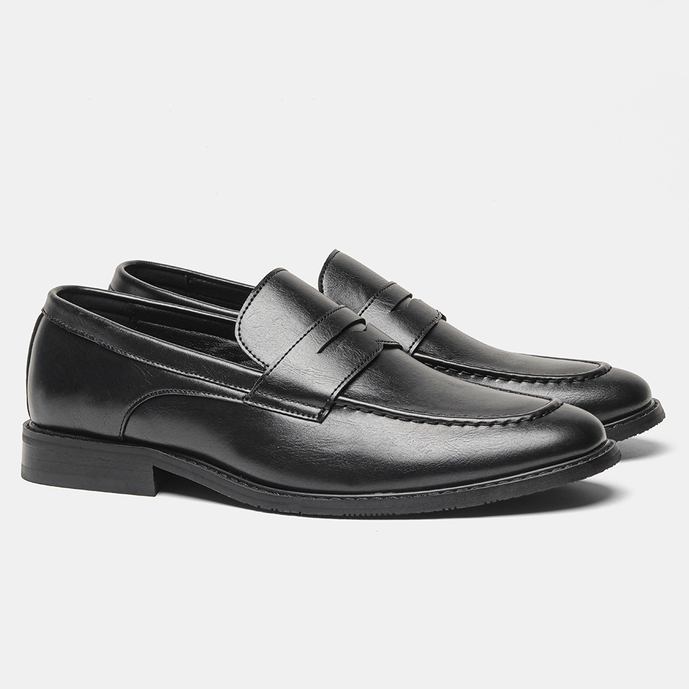 Mocassins noirs pour hommes, c - Men'S Shoes Temu avis et prix