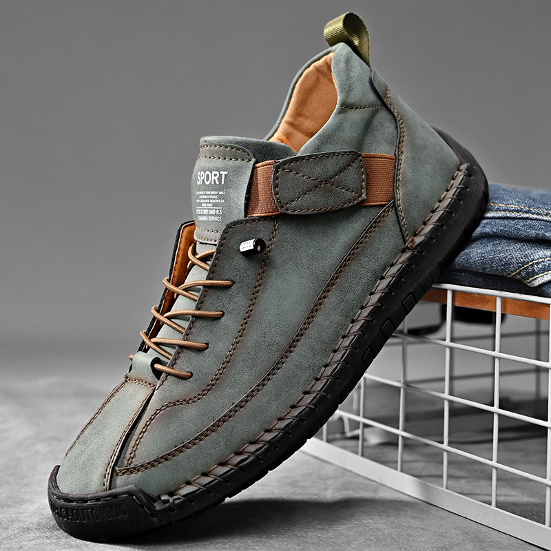 Chaussures en cuir faites à la - Men'S Shoes Size 43 In Us avis et prix