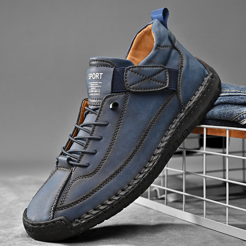 Chaussures en cuir faites à la - Men'S Shoes Size 43 In Us avis et prix