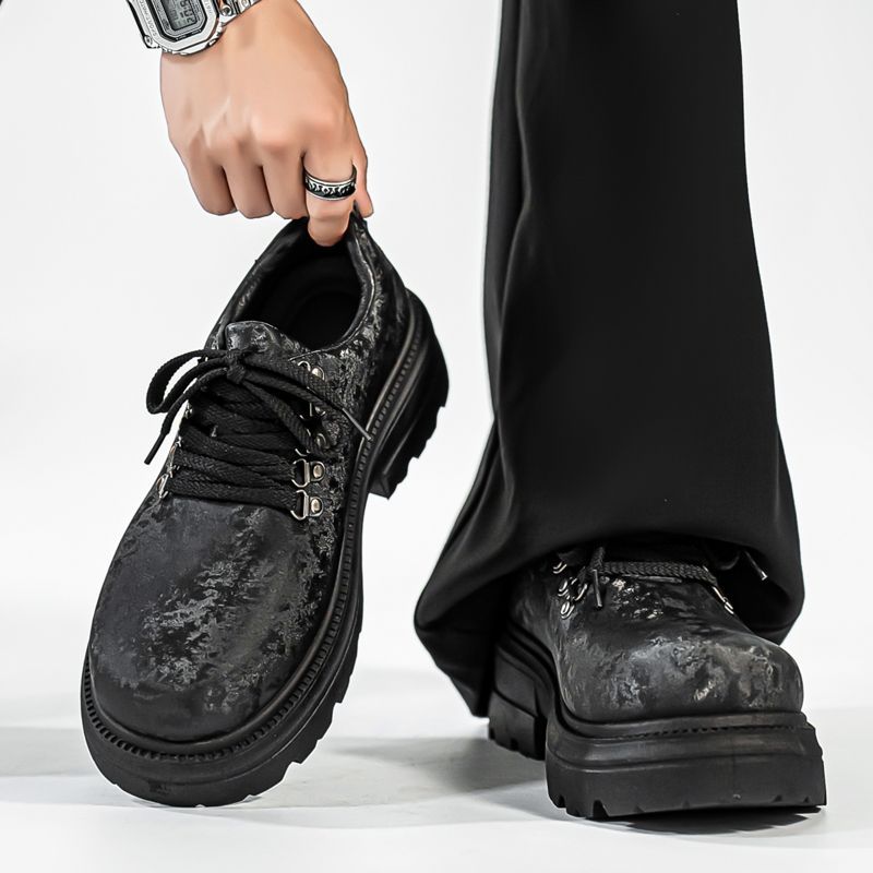 Chaussures en cuir décontracté - Men'S Shoes To Increase Height avis et prix