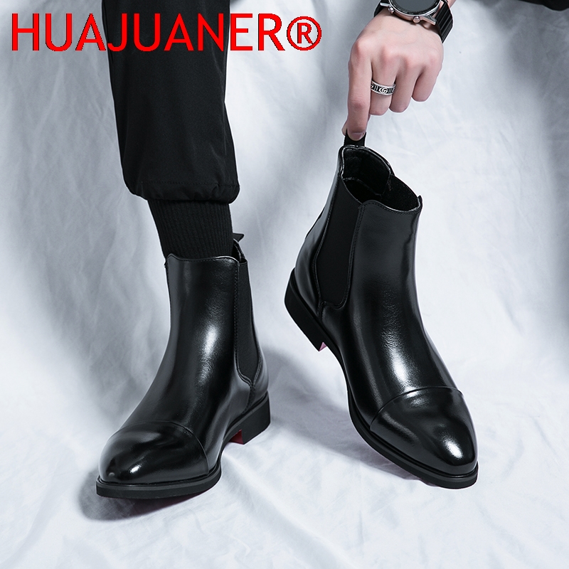 Bottes Chelsea noires de Style - Men'S Shoes Temu avis et prix