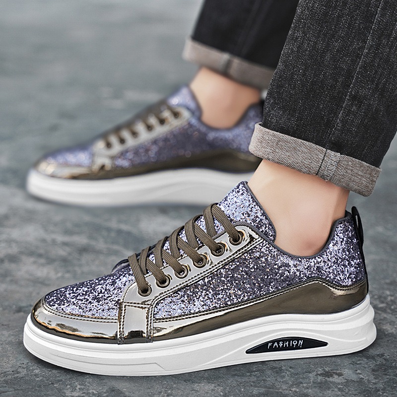 Baskets dorées pour hommes 202 - Men'S Shoes Size 43 In Us avis et prix