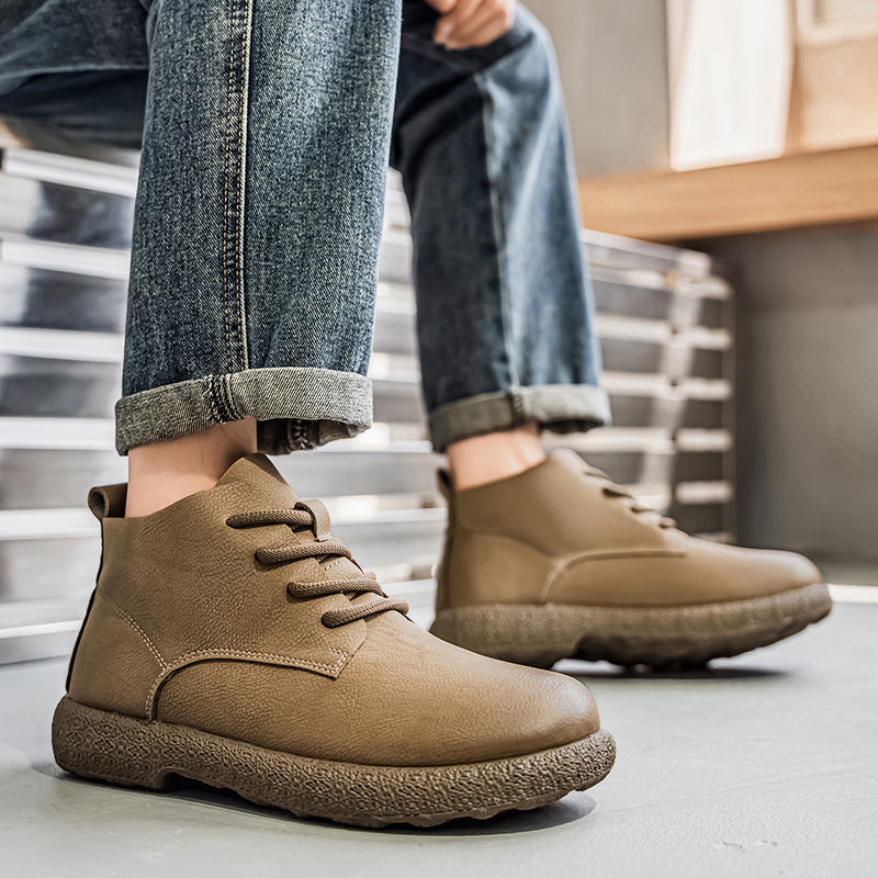 Bottines courtes marron pour h - Men'S Shoes Dq avis et prix