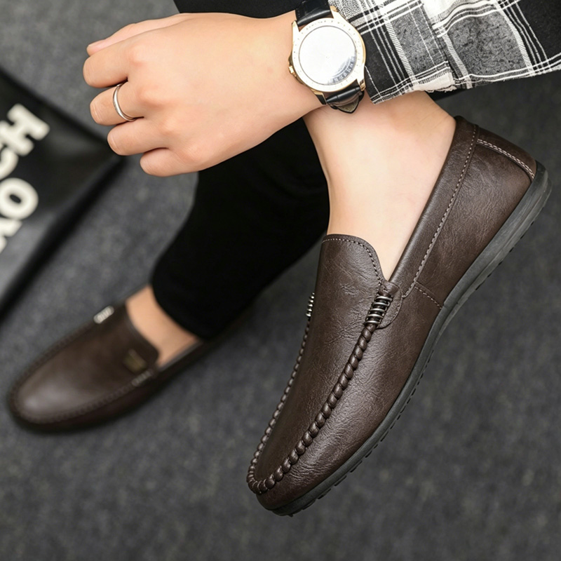 Chaussures en cuir pour hommes - Men'S Shoes Temu avis et prix
