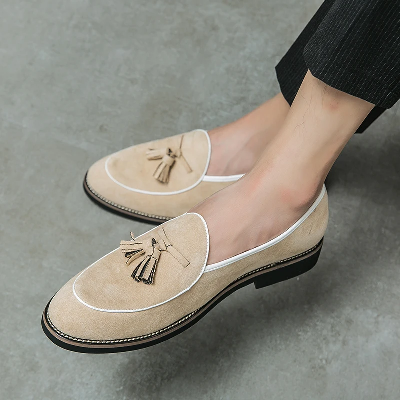 Mocassins en daim pour hommes, - Men Shoes Louboutin avis et prix