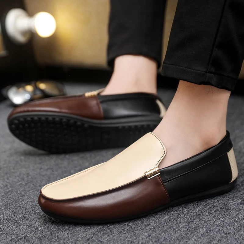 Mocassins en cuir à la mode po - Men'S Shoes Temu avis et prix