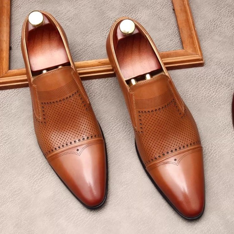 Chaussures habillées en cuir f - Men'S Shoes Size 43 In Us avis et prix