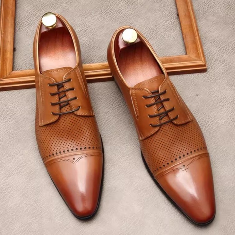 Chaussures habillées en cuir f - Men'S Shoes Size 43 In Us avis et prix