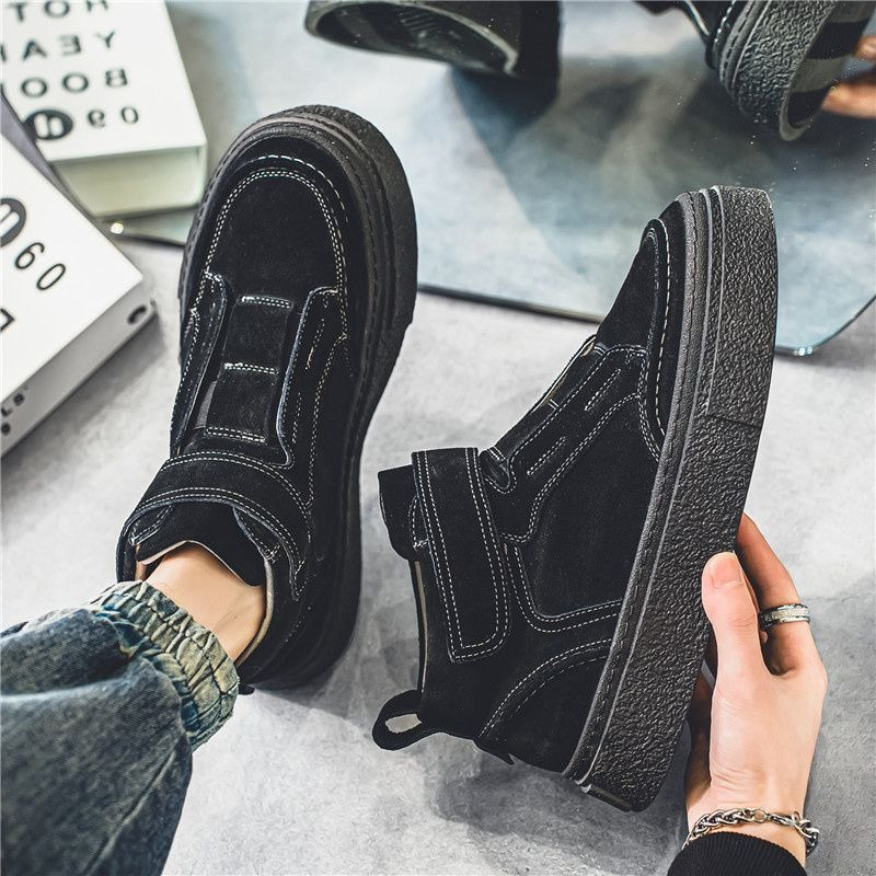 Chaussures montantes à velcro  - Men'S Shoes With Velcro avis et prix