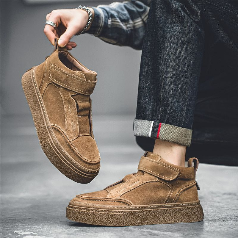 Chaussures montantes à velcro  - Men'S Shoes With Velcro avis et prix