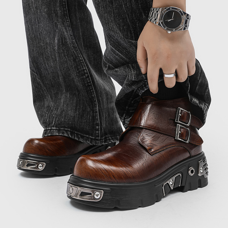Grande taille hommes mode punk - Men'S Shoes Dq avis et prix