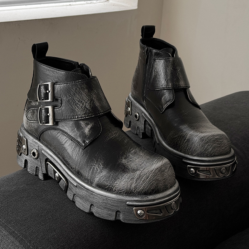 Grande taille hommes mode punk - Men'S Shoes Dq avis et prix