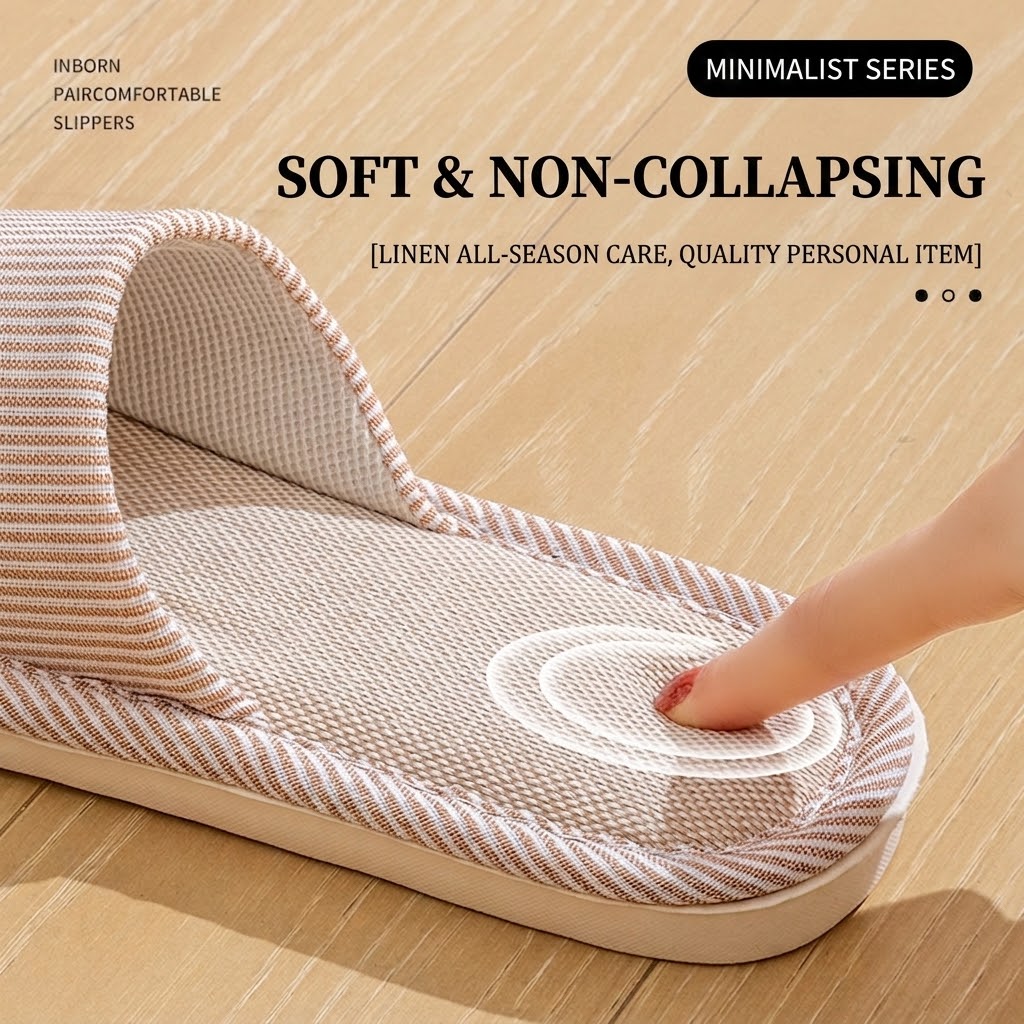 Chaussons en lin respirant pou - Men'S Shoes To Women'S avis et prix