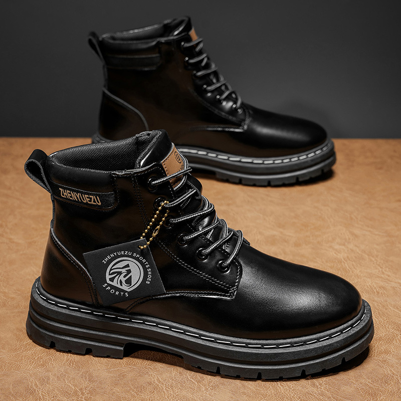 Bottes courtes rétro pour homm - Men'S Shoes To Increase Height avis et prix