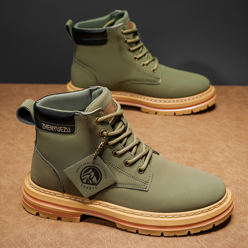 Bottes courtes rétro pour homm - Men'S Shoes To Increase Height avis et prix