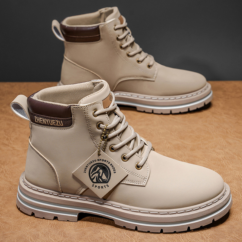 Bottes courtes rétro pour homm - Men'S Shoes To Increase Height avis et prix