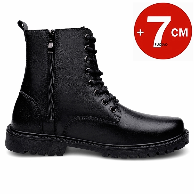 Bottes en cuir pour hommes, ha - Men'S Shoes To Increase Height avis et prix